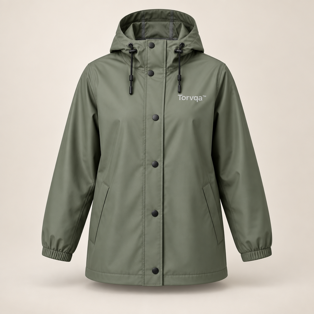 Torvqa™ Lightweight Waterproof Hooded Raincoat hero product image